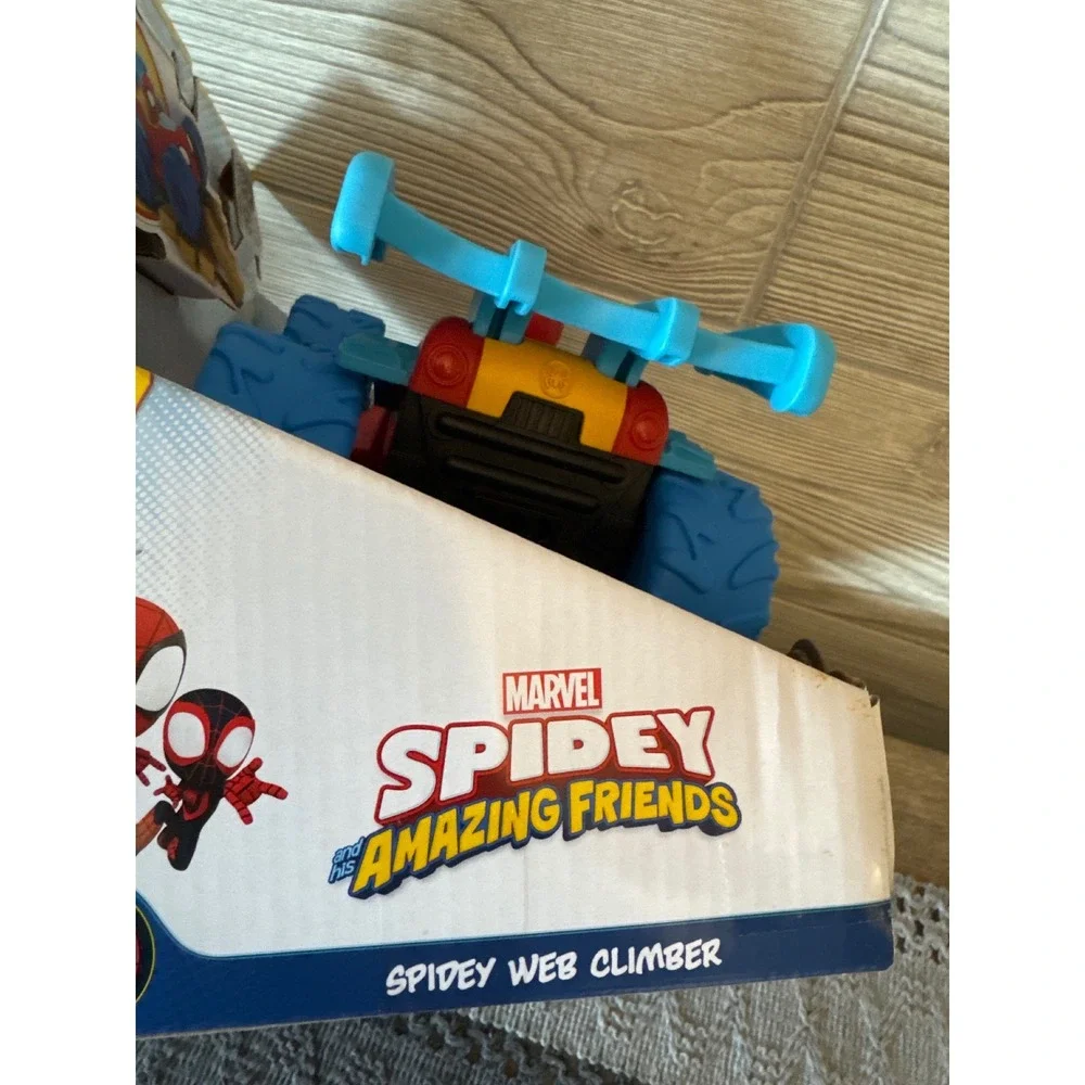 Marvel Spidey and His Amazing Friends Spidey Web Climber Rev Up & Go Toy Vehicle